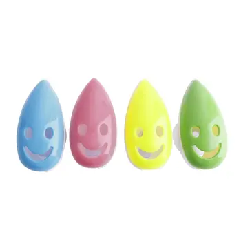 

4Pcs Home Use Smile Face Toothbrush Rack Holder Stand Mount Wall Suction Gripping Durable Bathroom Home Supplies