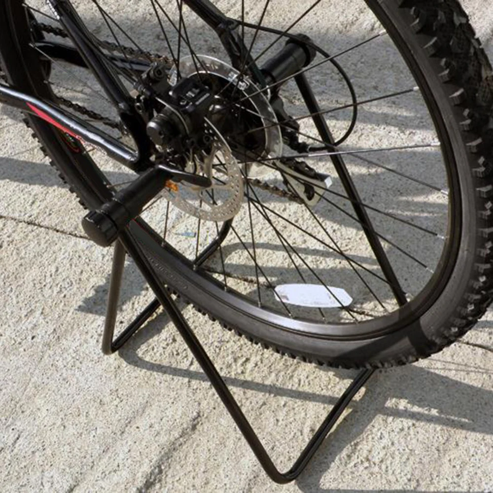 Adjustable Bicycle Repair Stand Iron Height Utility Bicycle Stand Foldable Repair Rack Bike Stand Rack for Parking
