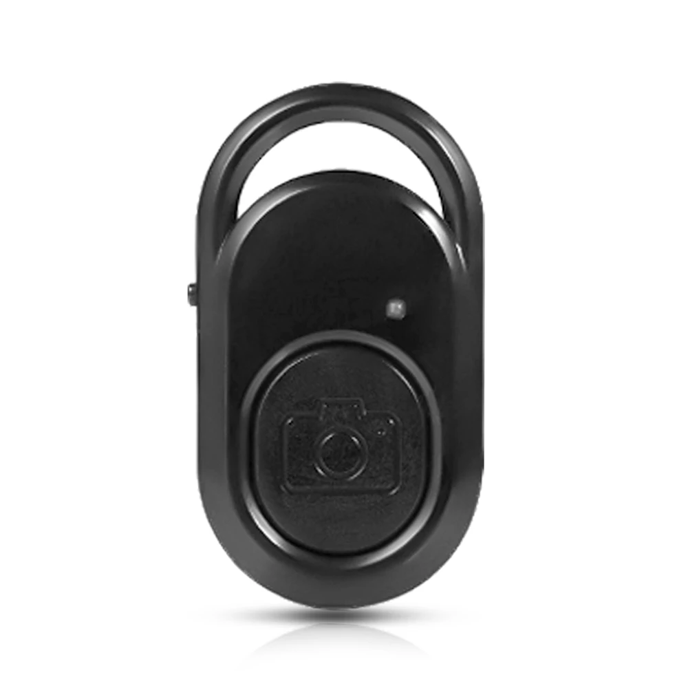 Креативный черный Bluetooth Мобильный затвор пульт дистанционного управления вспышка светодиодный беспроводной для IOS и Android переносной ABS открытый DIY