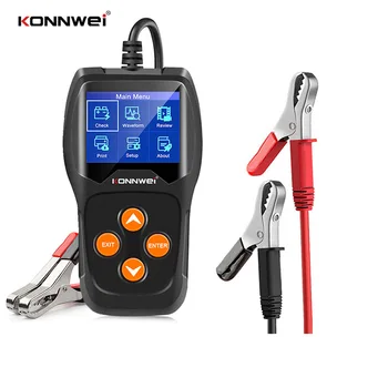 

KONNWEI KW600 Car Battery Tester 12V 100 To 2000CCA 12 Volts Battery Tools for The Car Quick Cranking Charging Diagnostic
