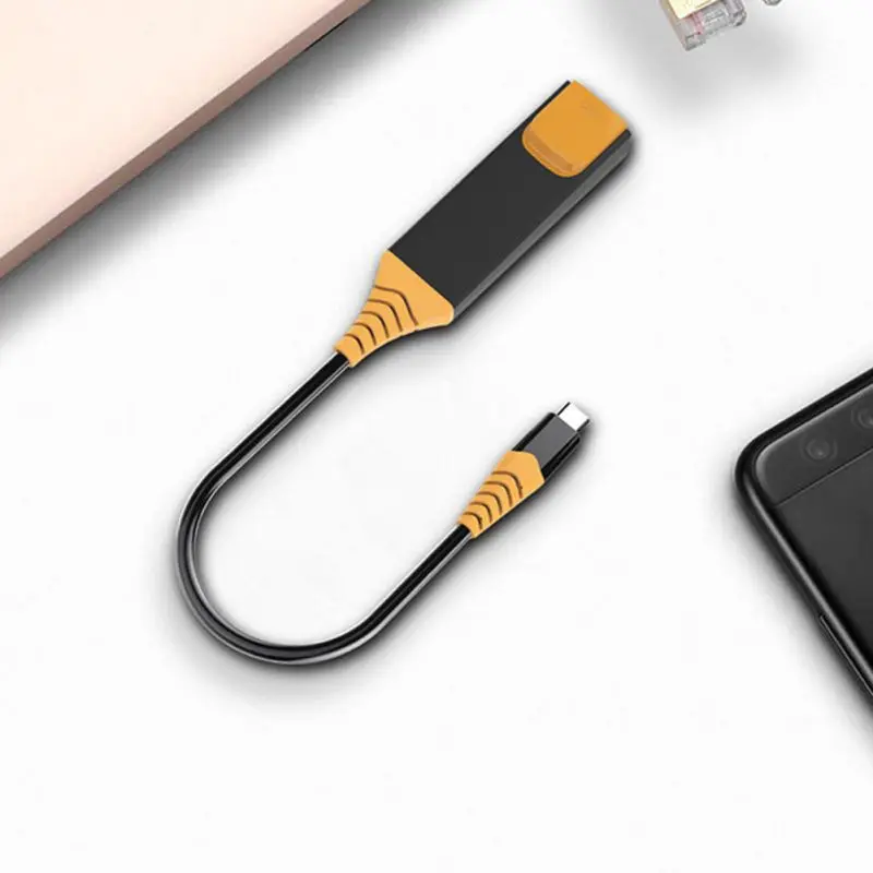USB C до 1 Гбит/с Ethernet адаптер USB Thunderbolt 3/type-C к RJ45 Gigabit LAN Сетевой кабель для MacBook Pro //201/Air