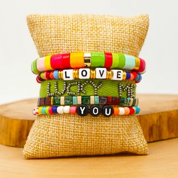 

Go2boho Bohemian Pulseras Mujer Moda 2020 New MIYUKI Bracelet Colorful Jewelry Enamel Tile Bracelets Women Boho Armband Gift