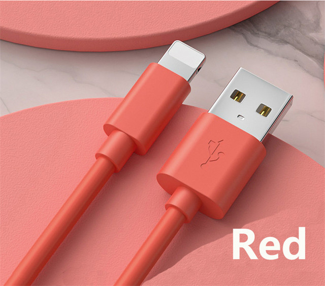 Silicone Cable Charger for IPhone 11 Pro Max X XR XS 8 7 6 6s 5 5s IPad Cord for Charging Charger Cable for IPhone Cable