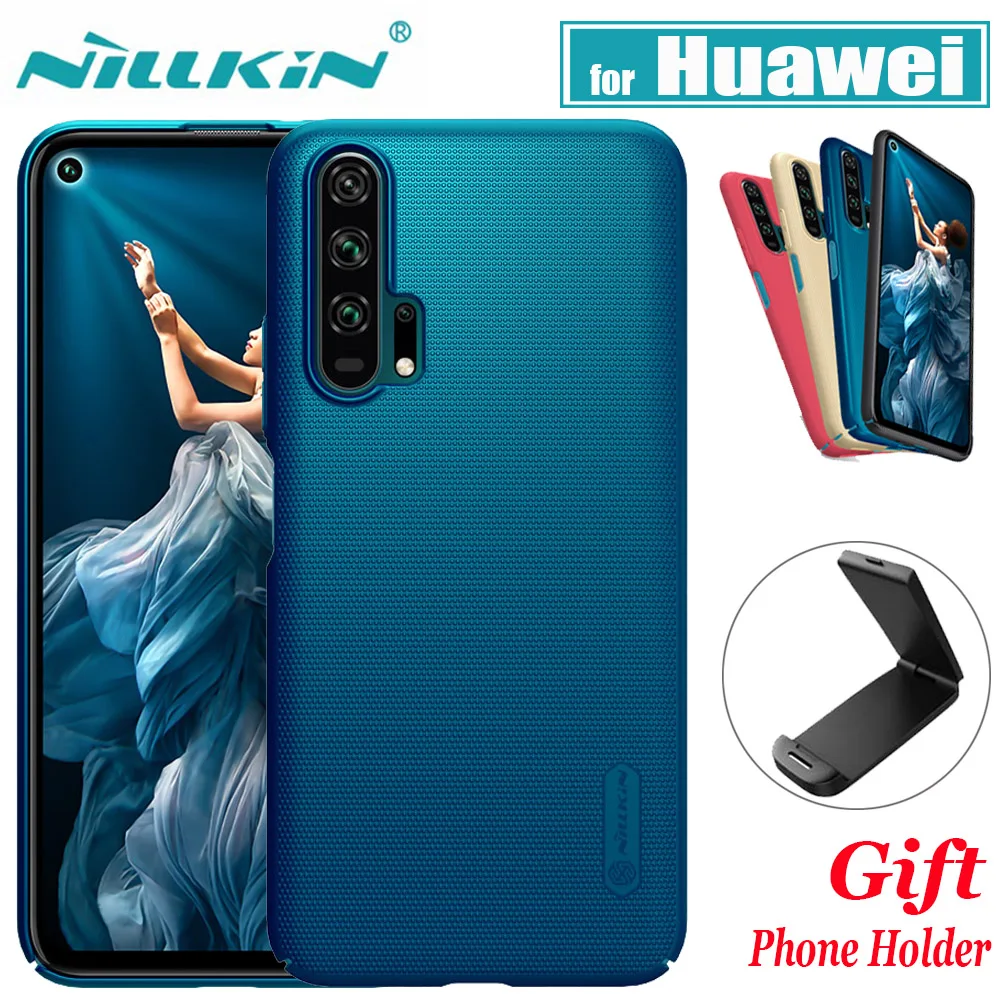 

Nillkin Case Huawei Honor 20 9X Pro 20i 10i Cover Frosted Matte Hard PC Back Cases on Huawei Honor Note 10 LIte V20 V10 8X Max