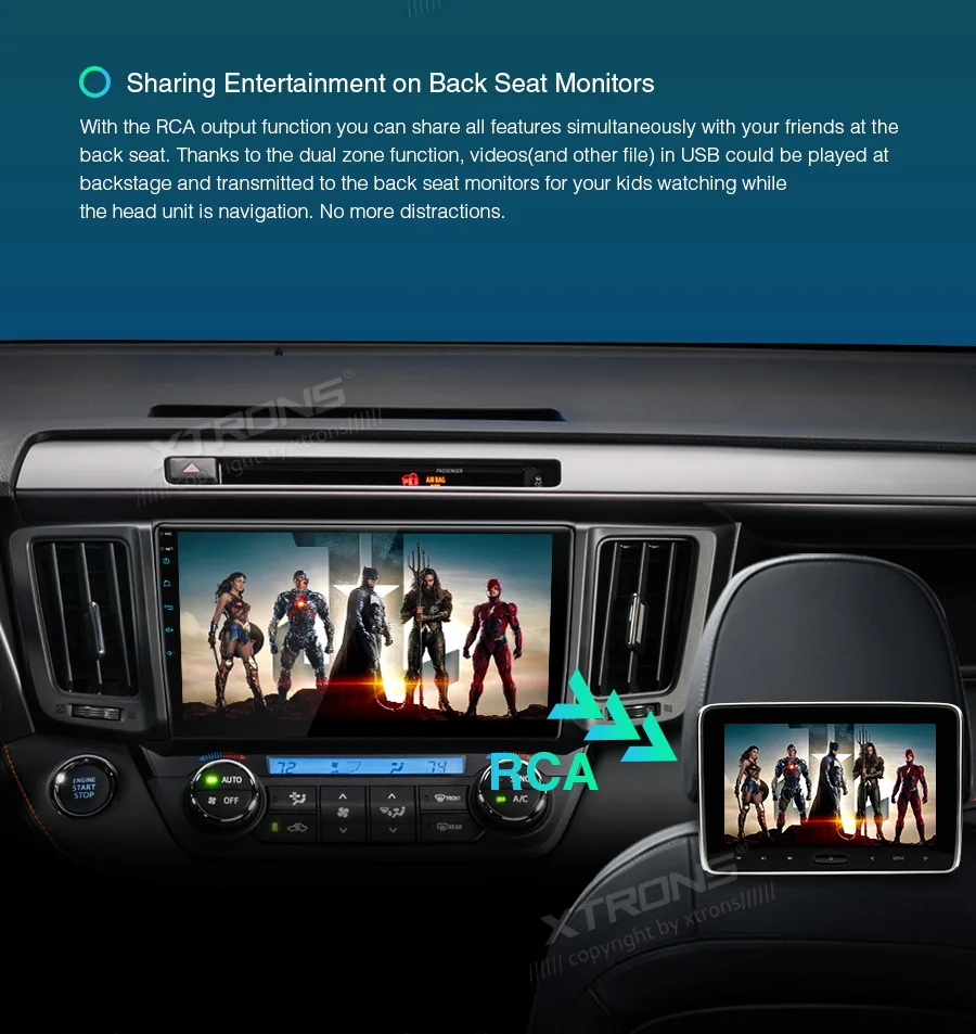 XTRONS 10," DSP новейший Android ips навигационный мультимедийный плеер для Toyota RAV4 2013- левый руль Vehciles без DVD