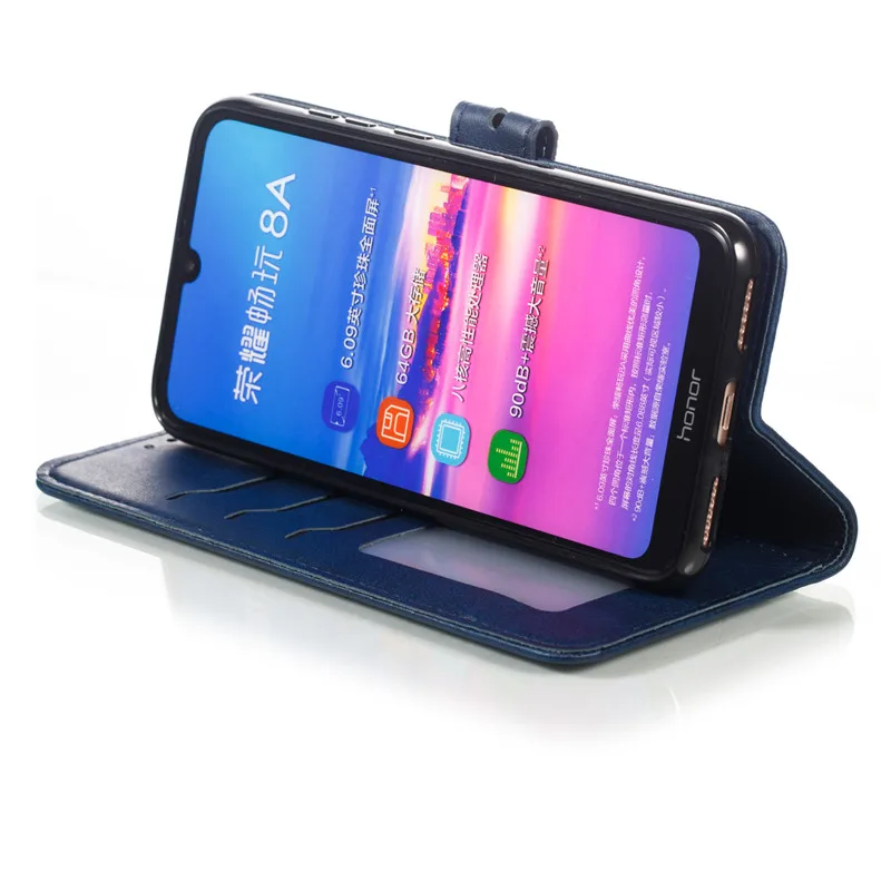 Роскошный кожаный флип-бумажник чехол для huawei P30 P20 Lite mate 20 Pro Чехол для Honor 8A 8S 7C Y6 Y7 Prime Nova 5