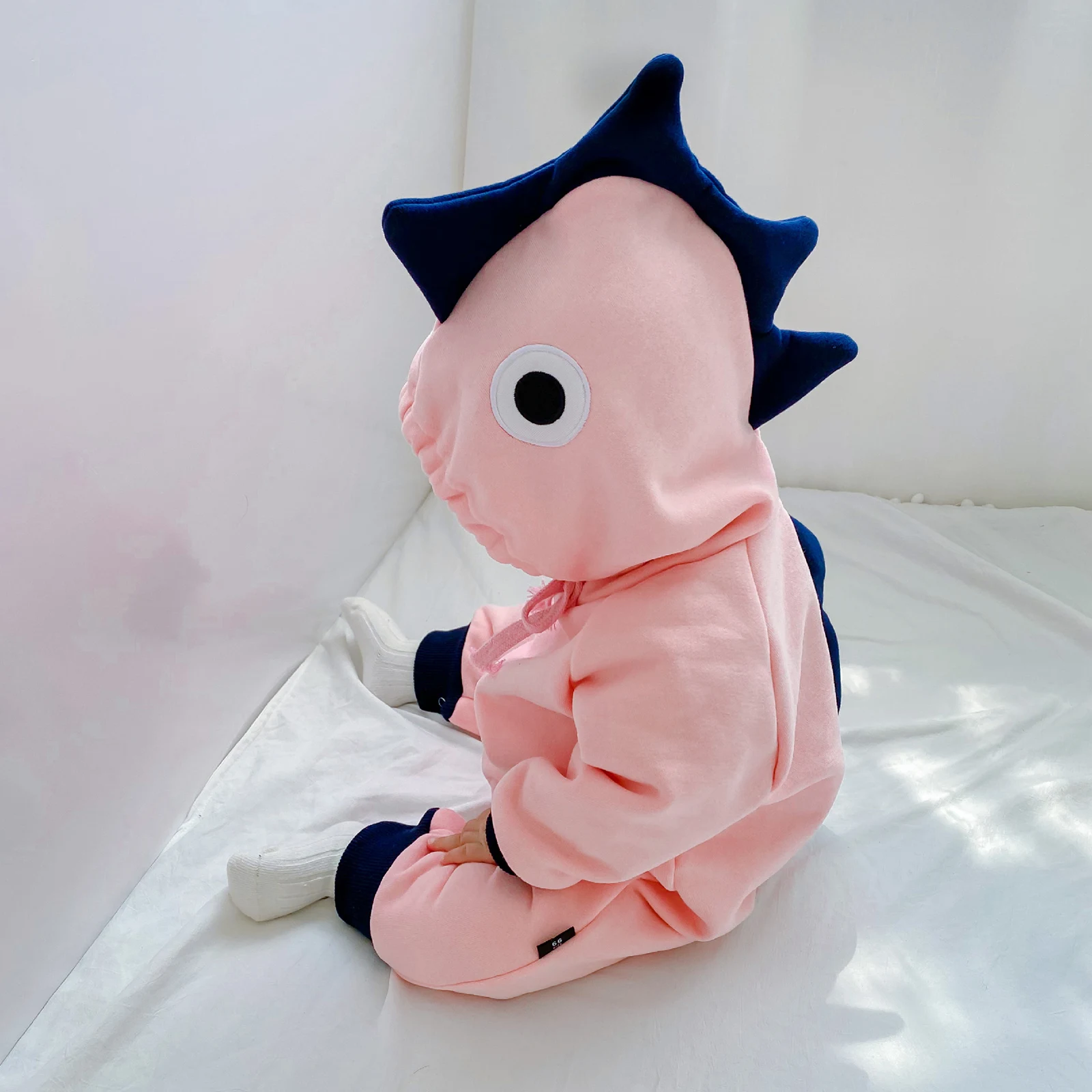 

New Baby Romper Newborn Baby Boy Girl Clothes Long Sleeve Hoddies Cartoon Dinosaur Baby Romper Clothes Autumn Winter Jumpsuit