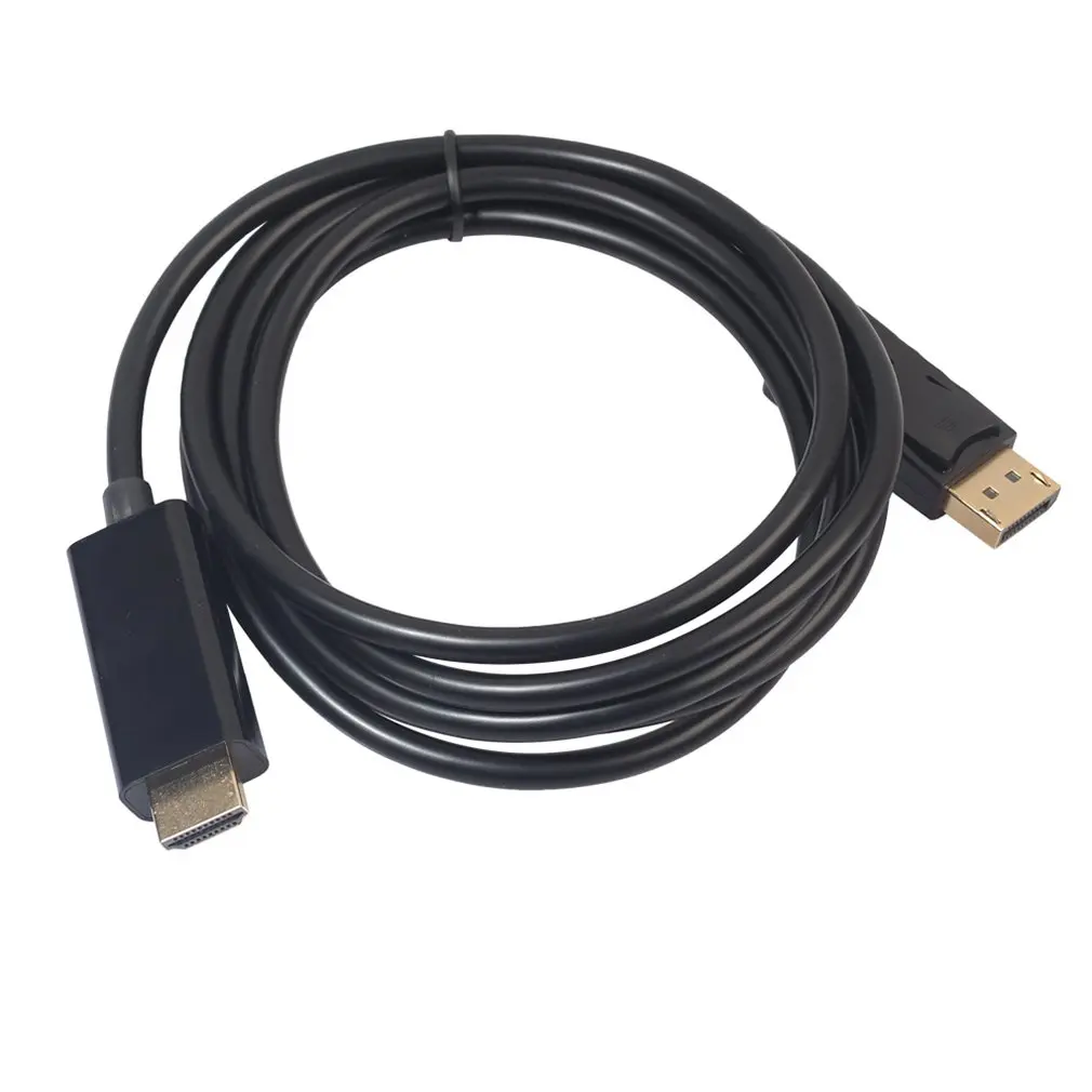 1,8 м/3 м кабель DP-HDMI Displayport HDMI адаптер 1080P видео аудио конвертер кабель для ПК HDTV проектор ноутбука
