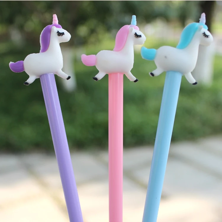 10 шт., милая мультипликационная гелевая ручка Kawaii, черная чернильная ручка, Студенческая ручка для письма, канцелярские принадлежности для офиса и школы
