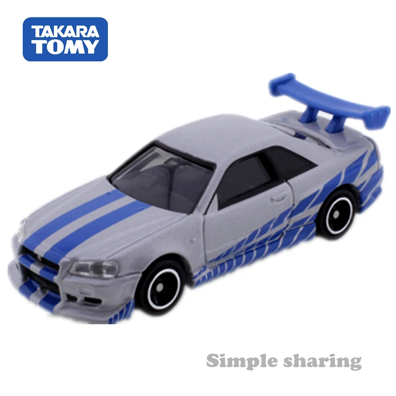 Takara tomy tomica nissan BNR34 Форсаж skyline gtr № 150 Горячая популярная миниатюрная Игрушечная модель автомобиля литая под давлением забавные детские куклы