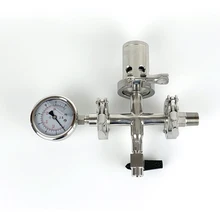 Safety group for steam jacket tank SS304