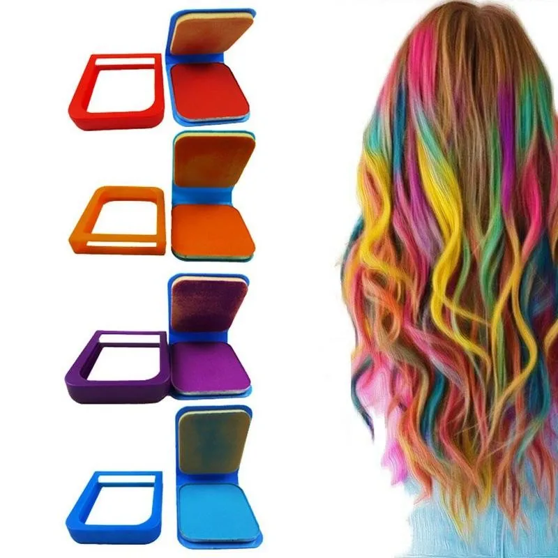 Pastelli per pittura Pastelli fluorescenti Set di gessetti per capelli monouso per tintura di bastoncini 12color 
