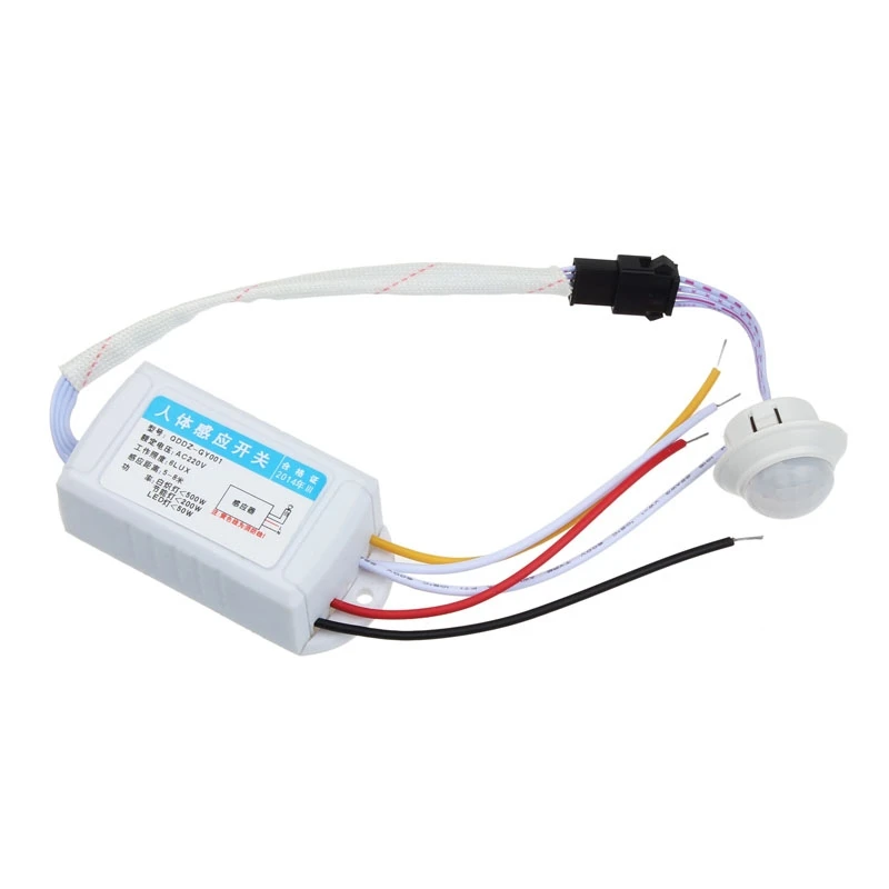 AC220V инфракрасный PIR датчик движения переключатель для светодиодный потолочный светильник