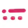 PINK Магнитный зажим Пряжка USB устройство для сматывания кабеля управление провода устройство для хранения Разъем Держатель AXYF - Цвет: PINK
