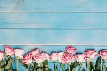 

Vinyl Custom Photography Backdrops Prop Flower and Wood Planks theme Photo Studio Background M191110-15