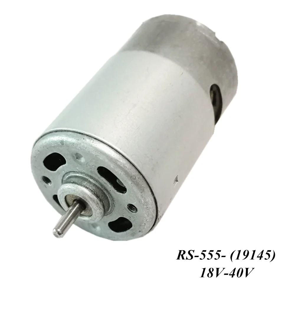 RS-555 двигатель постоянного тока 18V-40V вращающего момента 24V 3200 об/мин с постоянным