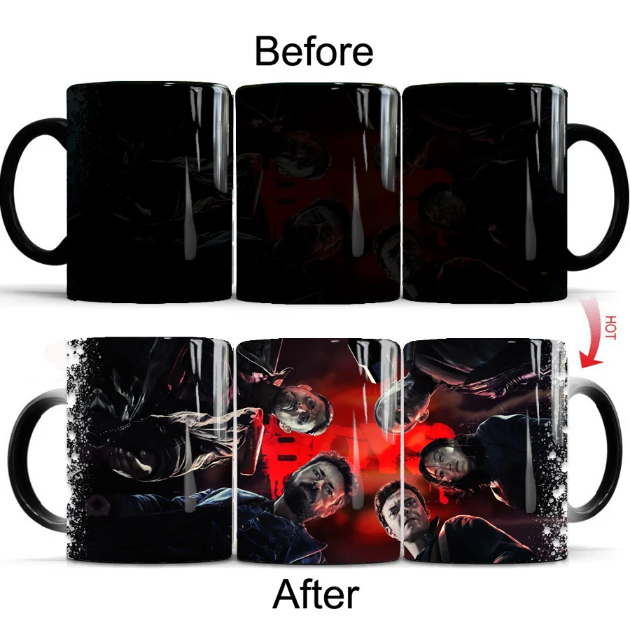 TV Show The Boys Color Changing Coffee mug 350ml Ceramic magic office tea cups and mugs