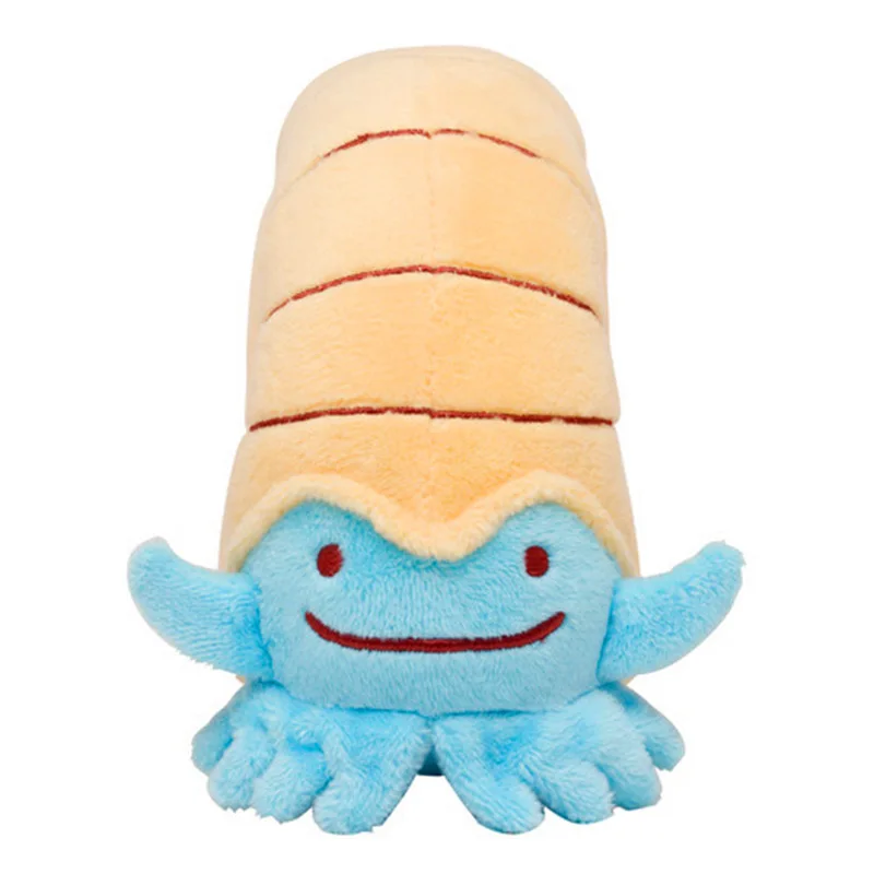 14-15 см Плюшевые Ditto преобразования Magikarp Сквиртл Raichu Sableye pikached Wooper милые мягкие куклы для детей Дети Рождество подарок на день рождения - Цвет: Omanyte