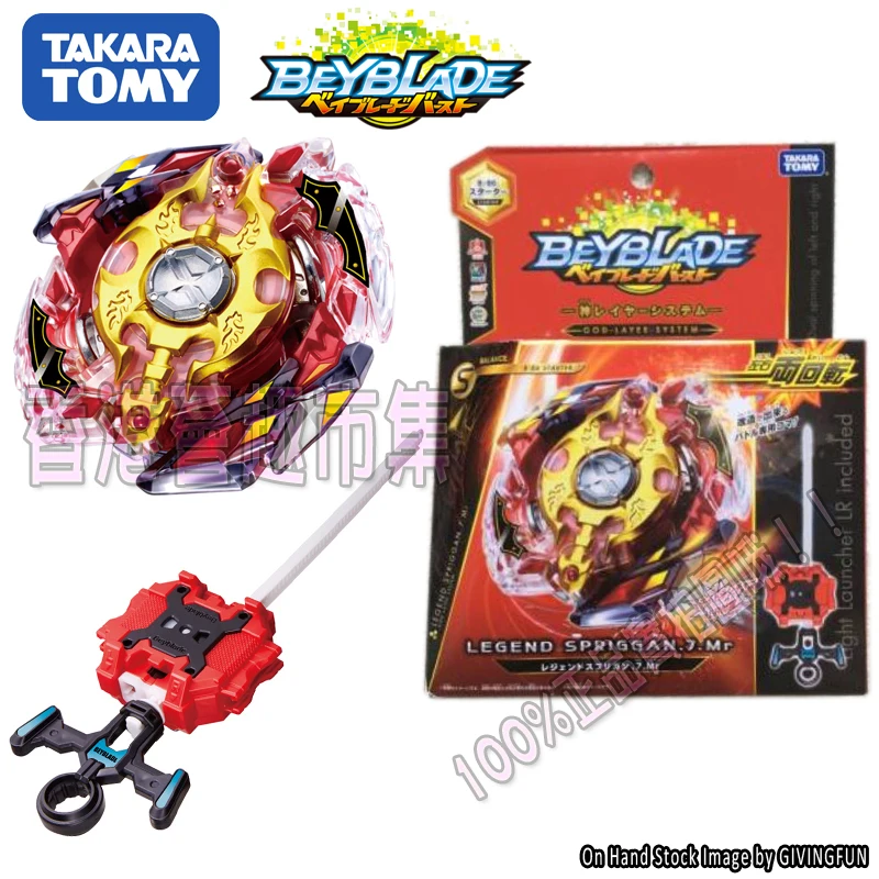 Оригинальный Спиннер TAKARA TOMY BEYBLADE Burst серия God двойное вращение легендарный