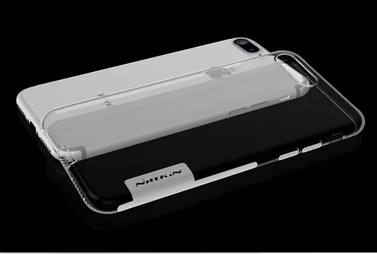 Для Apple iPhone 8 чехол для iPhone 7 чехол NILLKIN натуральная Прозрачная мягкая Задняя накладка чехла из ТПУ для iPhone 8 7 Plus