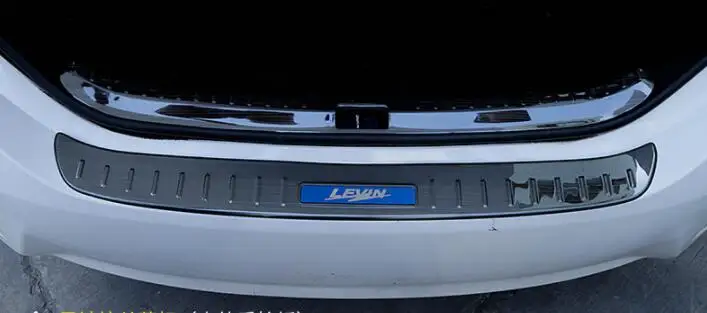 Применяется только для(левый руль) 14-19 Toyota corolla Steinless стальной задний предохранитель, багажник добро пожаловать педали модификации украшения