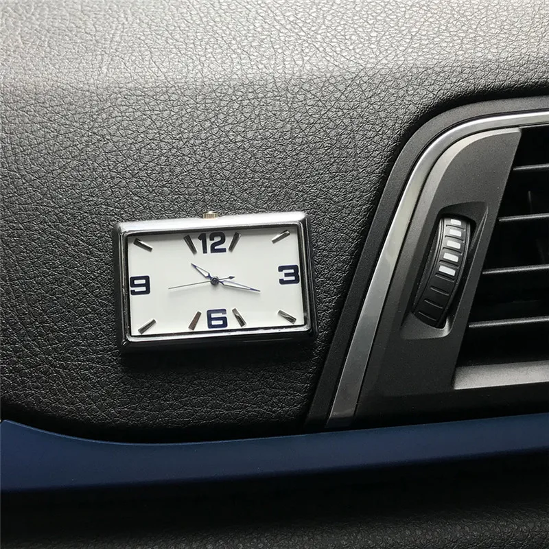 

Universal Car Quartz Watch Dashboard Paste Clock Motorcycle Car Accessories Interior Auto Stick-On Time Display Decoration