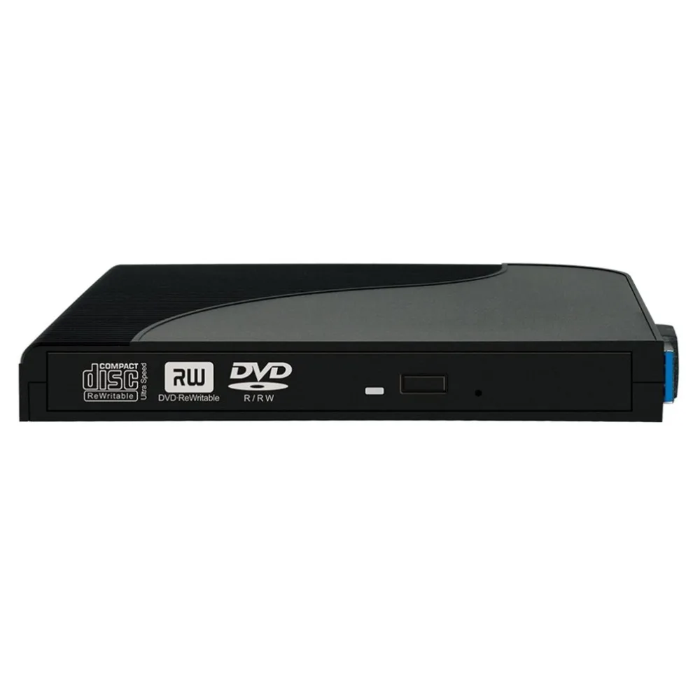 Портативный внешний DVD Оптический привод Высокоскоростной USB 3,0 CD/DVD-RW ридер записывающее устройство для ноутбука настольного ПК