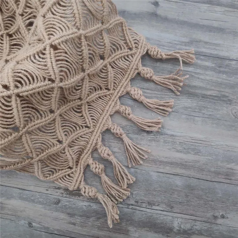 Flax Newborn photography props backdrop blanket,handwoven jute basket blanket,baby photography props