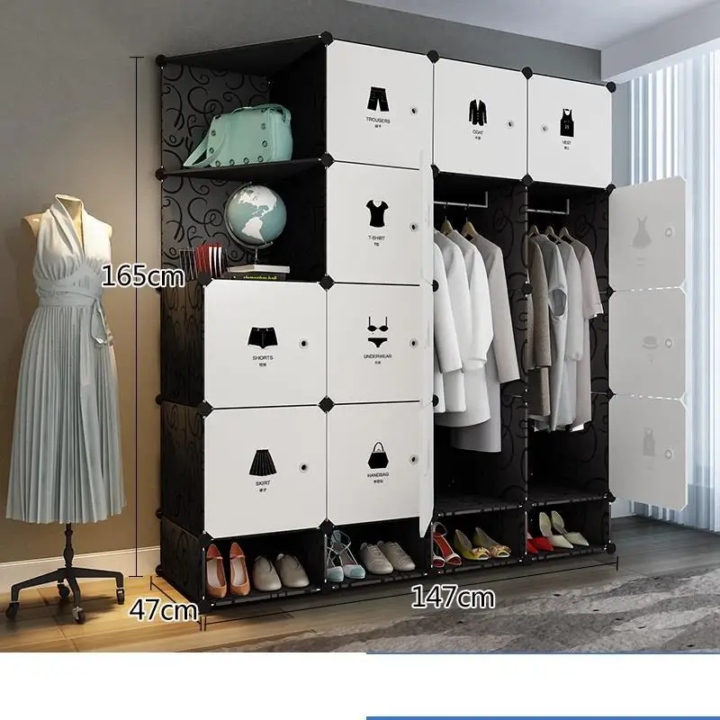 MODEL R Mobilya Armoire Chambre Armadio Guardaroba Armario Ropero шкаф Guarda Roupa мебель для спальни Mueble De Dormitorio шкаф - Цвет: MODEL R