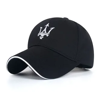 

New for Maserati Quattroporte Ghibli Brand Logo Baseball Cap Embroidered Visor Outdoor Topee Men's and Women's Cotton Top Hat