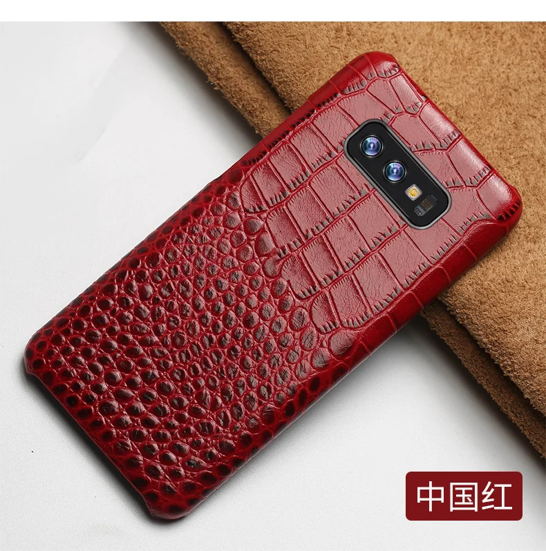 Чехол из натуральной крокодиловой кожи для телефона samsung galaxy A50 A70 A40 A20 Note 8 9 10 S8 S9 S10 plus