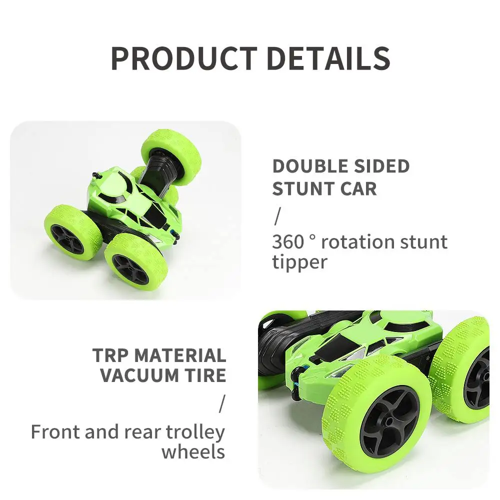 RC Car 2.4Ghz 4CH 1:16 Stunt Drift Deformation Car Rock Crawler Radio Control Car 360 Degree Flip RC Vehicle Toys with LED Light