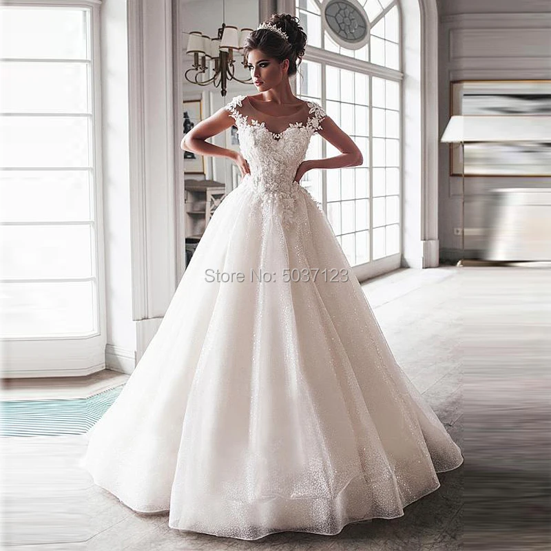 Luxury Bling Ball Gown Wedding Dresses ...