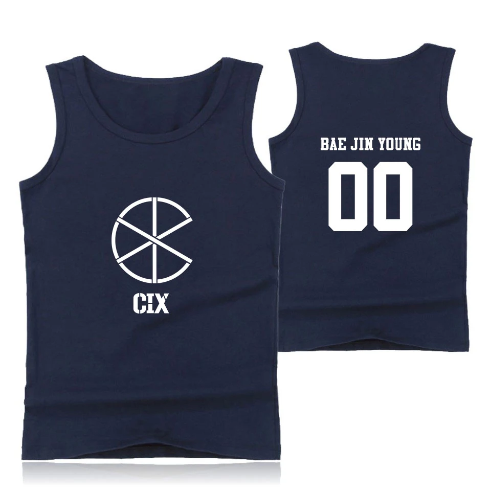 CIX Kpop Cool Fashion Korean Tank Top Women/Men Sleeveless Summer Popular Rock Band Bodybuilding Tank Famous Hip Hop Vest