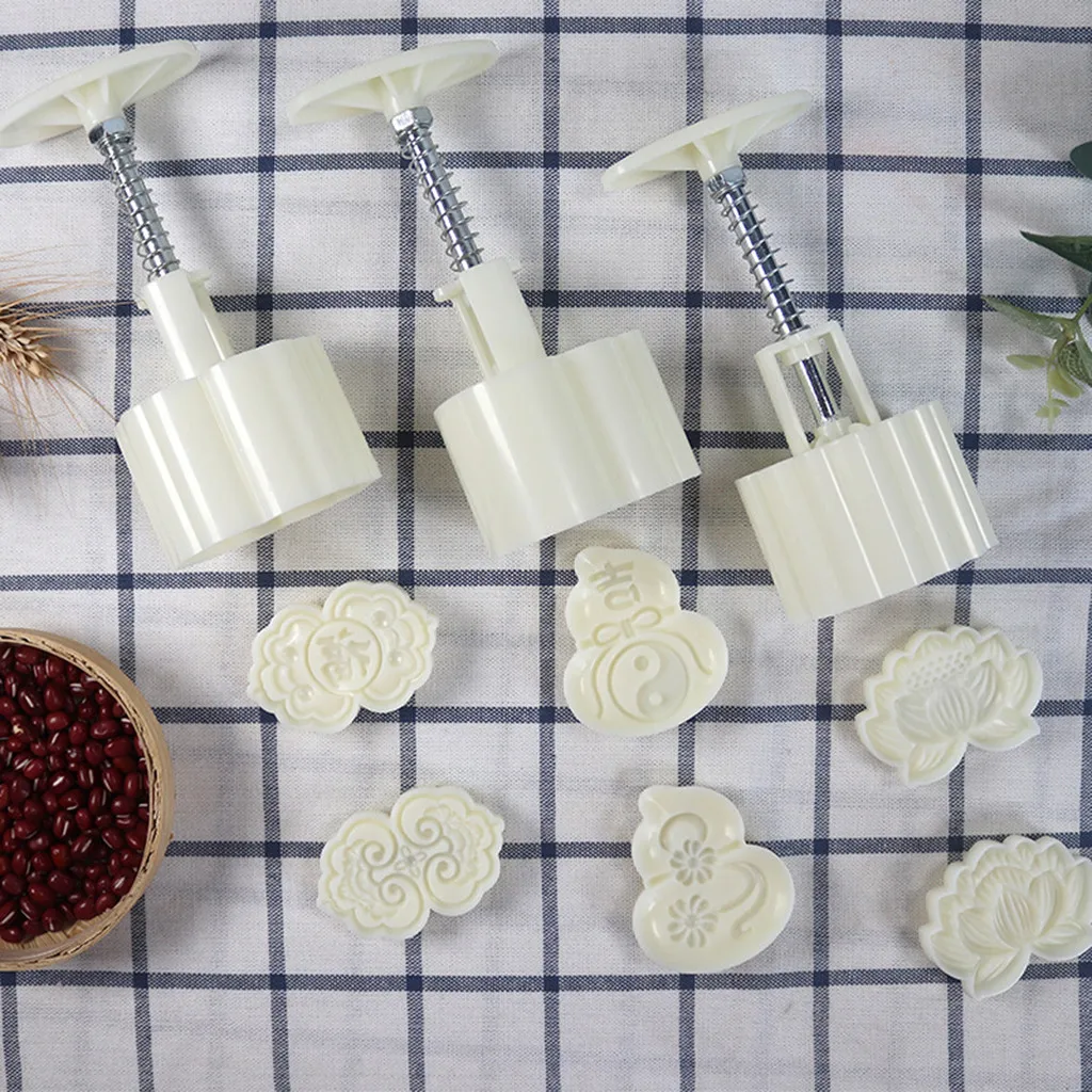 Практичная форма для закусок Mooncake, форма для цветов, Праздник середины осени, Ручной пресс, лунная форма для торта, набор форм для закусок, горячая Распродажа