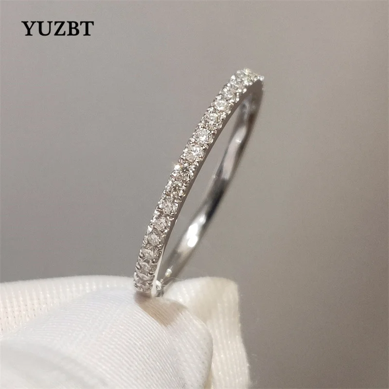 YUZBT 9K 10K 화이트 골드 브릴리언트 컷 0.3 캐럿 다이아몬드 테스터 ..
