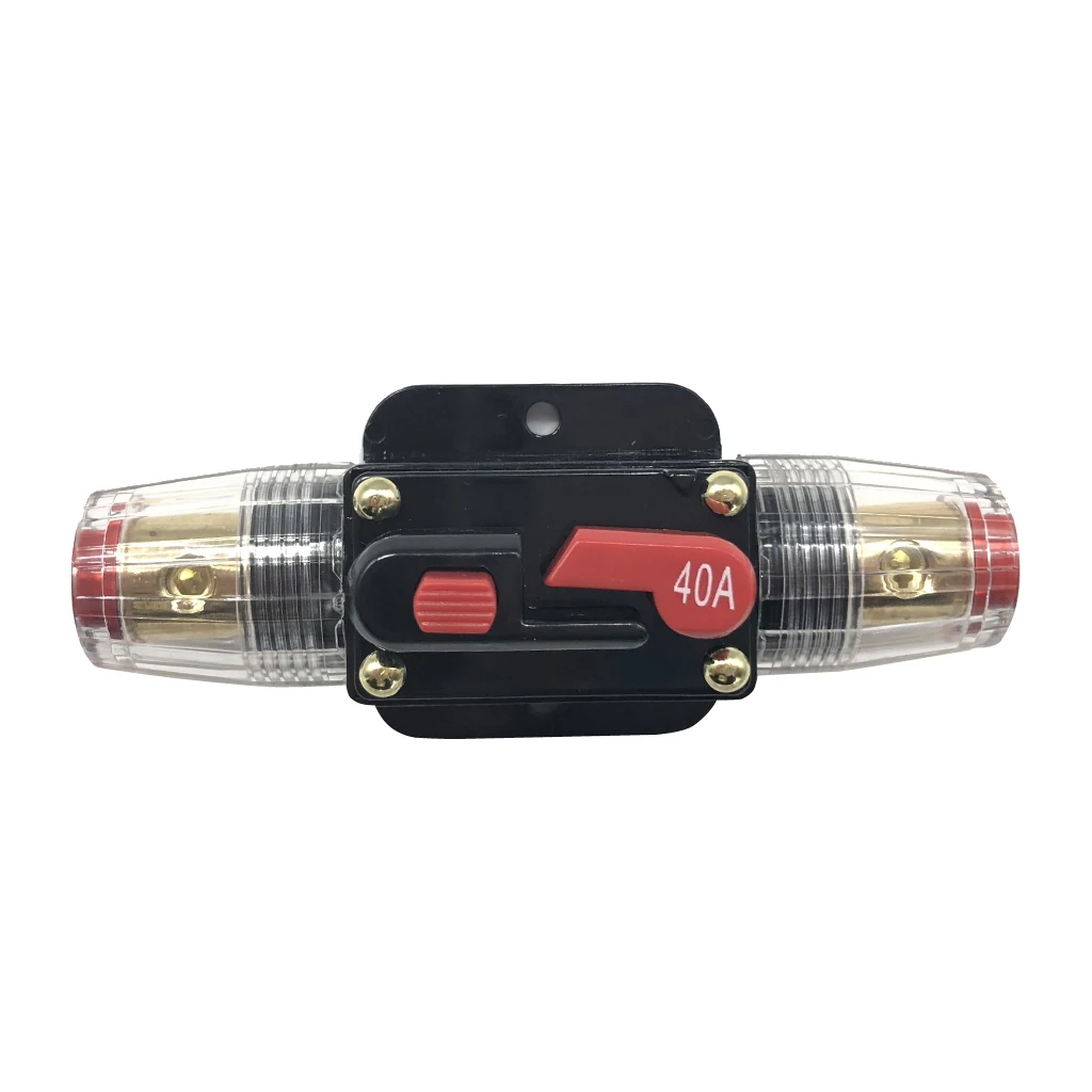 40AMP Автомобильная лодка DC 12 V-24 V стерео аудио система автоматический выключатель предохранитель сброса