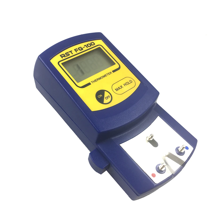 FG-100 цифровой термометр, датчик температуры для паяльников+ 5 шт. бессвинцовых датчиков 0-700C