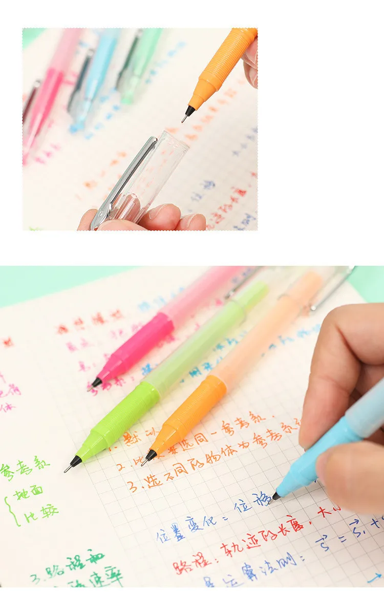 12 шт/партия 0,5 мм Kawaii Macaroon цвета гелевая ручка набор шариковых ручек кисть для граффити ручка для школы офиса канцелярские принадлежности
