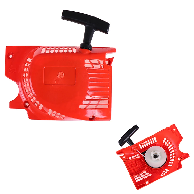 Chainsaw pull starter 1pcs Red recoil pull starter for chinese chainsaw 4500 5200 5800 45 52cc 58cc