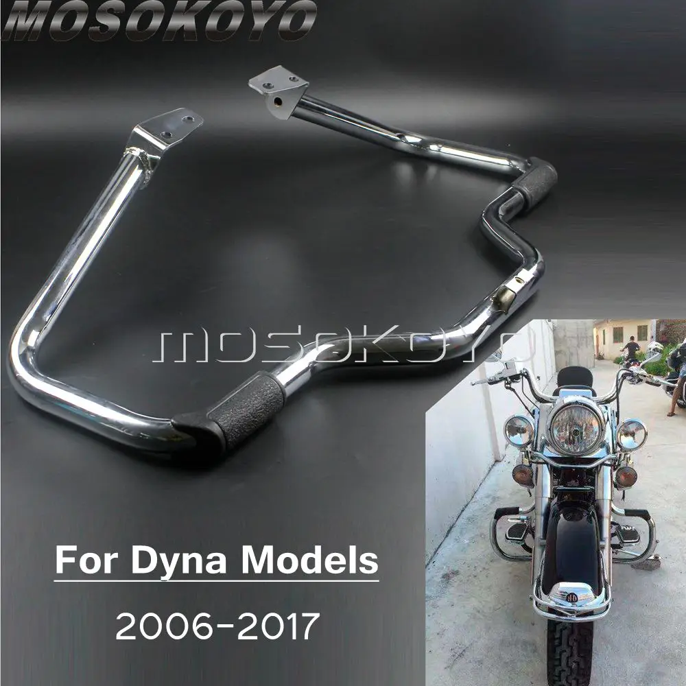 1 1/4" Engine Guard Crash Bar For Harley Dyna Super Glide Switchback