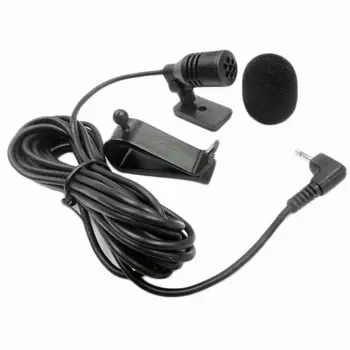 

2.5mm Elbow Mono Auto DVD Radio Bluetooth Car Microphone Paste Type Loud Speaker