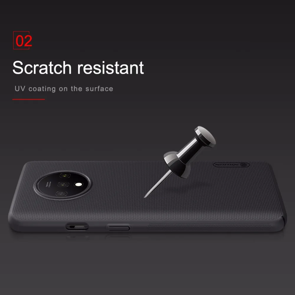 10 шт./лот Nillkin супер матовый защитный чехол для Oneplus 7T жесткая задняя крышка из ПК чехол для one plus 7t чехол