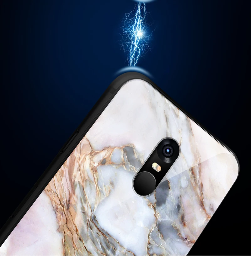 Tempered Glass Case for Xiaomi 5X 6X 8 9 SE A1 A2 Lite Capa for Redmi Note 4X 5A 6 7 Pro Prime Hard Bumper Painted Pigment Shell