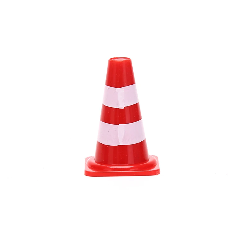 10pcs Mini Traffic Signs Roadblock Toy for Kids Construction Car Theme Party  Traffic Cone Sport Training