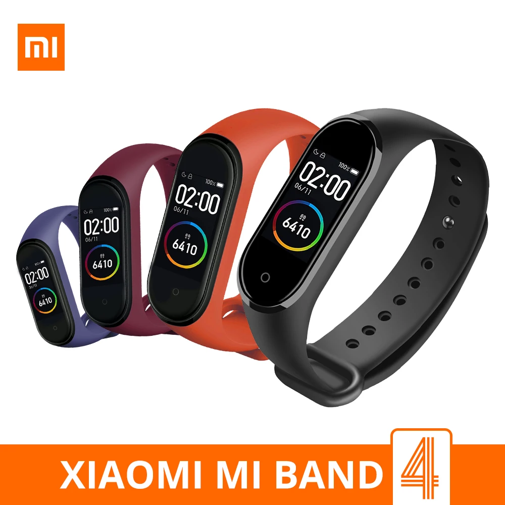 

Xiaomi Mi Band 4 Smart Bracelet 3 Color AMOLED Screen Miband 4 Smartband Fitness Traker Bluetooth Sport Waterproof Smart Band