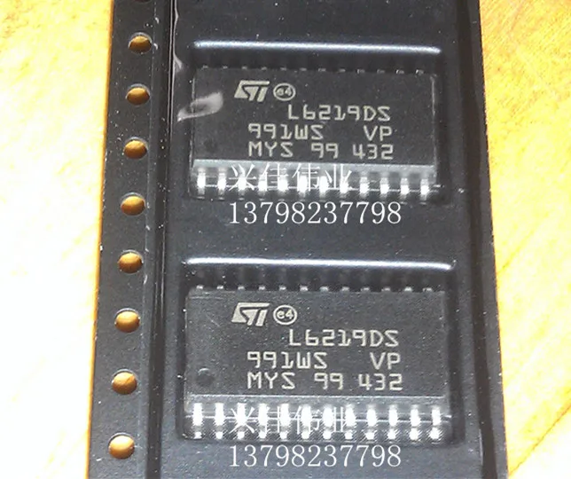 L6219DS E-L6219DS013TR 46V 0.75A лапками углублением SOP-24