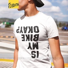 Забавные мужские футболки для велоспорта, мотоцикла, байкера, Забавные футболки из очищенного хлопка с коротким рукавом, футболки с круглым вырезом, одежда