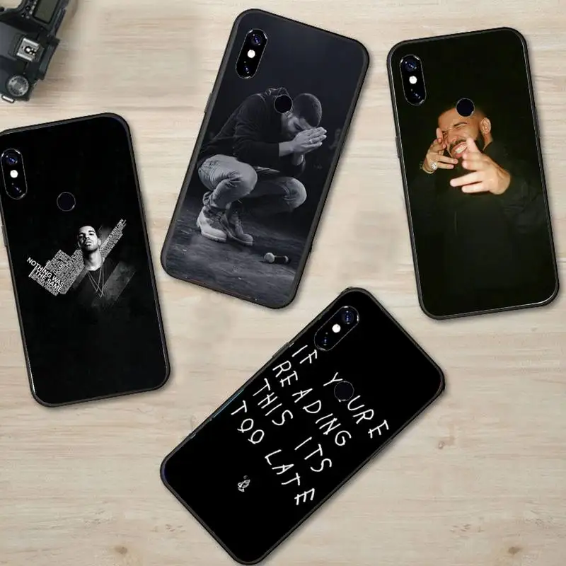 

Drake Rapper Phone Case For Xiaomi Redmi 9 8 9t a3Pro 9se k20 mi8 max3 lite 9 note 9s 10 pro
