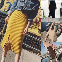 Юбка, модные женские юбки, высокая талия, jupe femme nouveaute, повседневные, одноцветные, на шнуровке, длинные, подходят юбки размера плюс, для женщин# G3